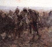 Nicolae Grigorescu Gypsies on the Road oil